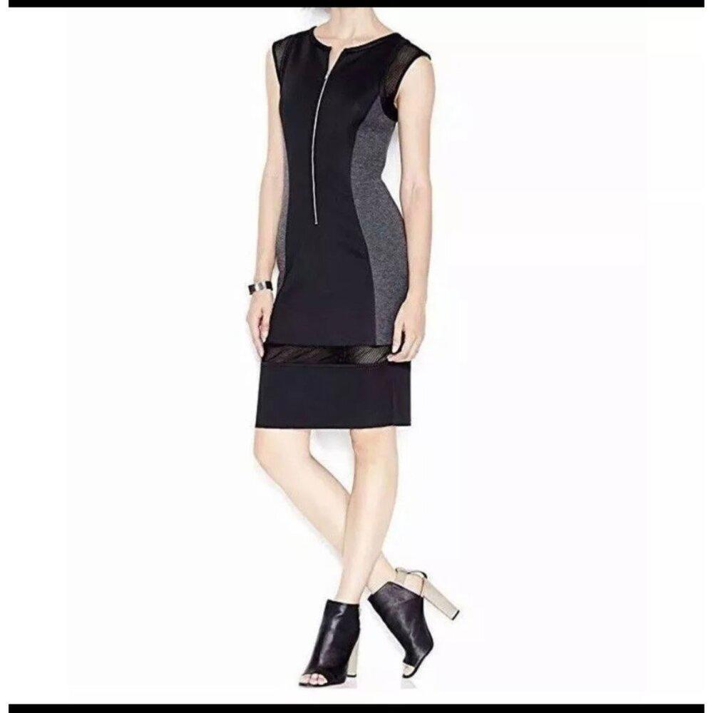 Rachel Rachel Roy New Womens  Sheath Dress Black Charcoal L